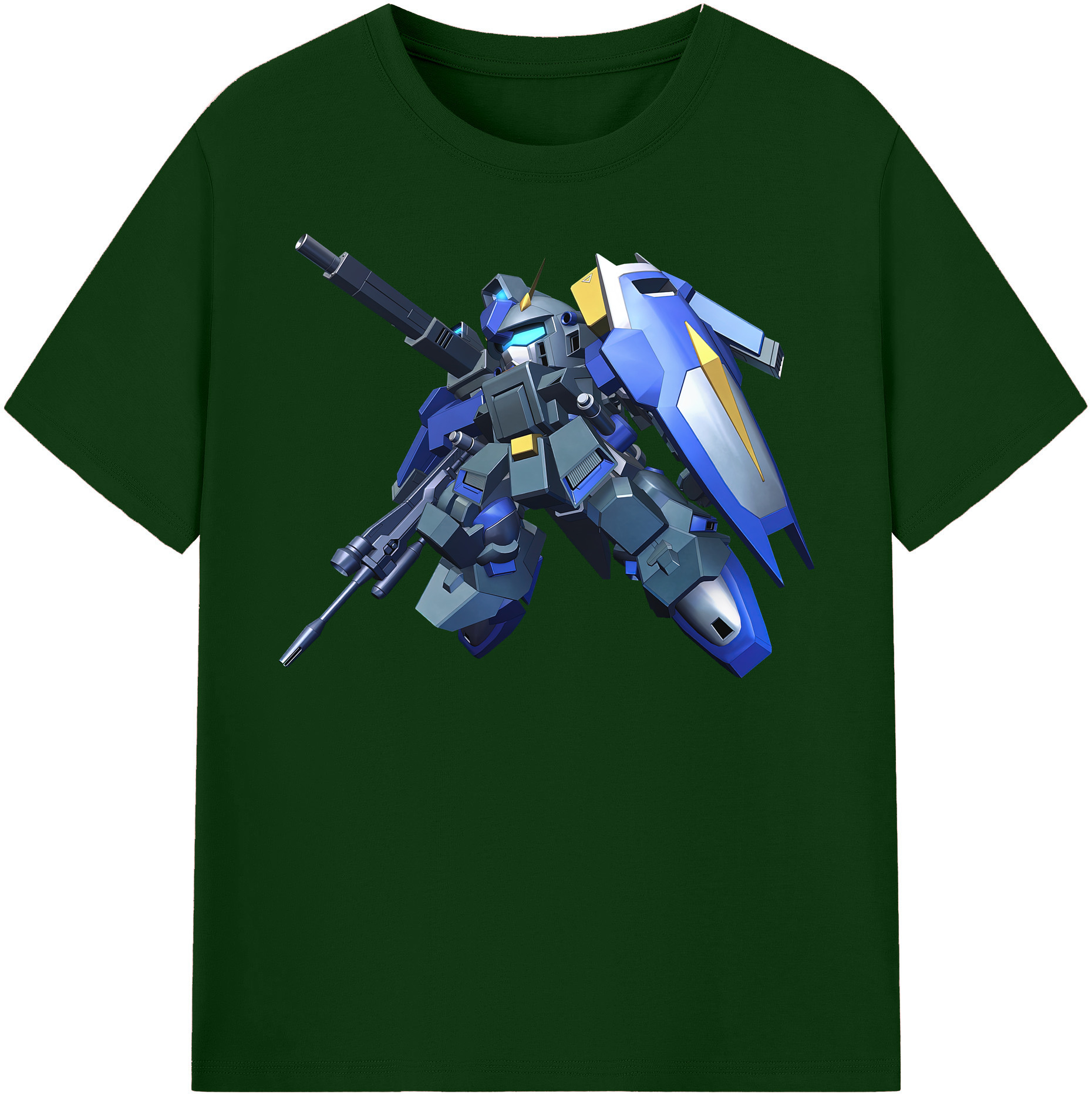 （画像用） 機動戦士ガンダム Mobile Suit Gundam 綿100％半袖Tシャツ（フロントプリント）